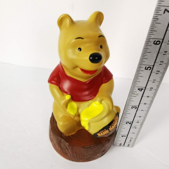 Winnie the Pooh Piggy Bank Sears Bank Disney Hong Kong 1970s Vintage New - Picture 7 of 9